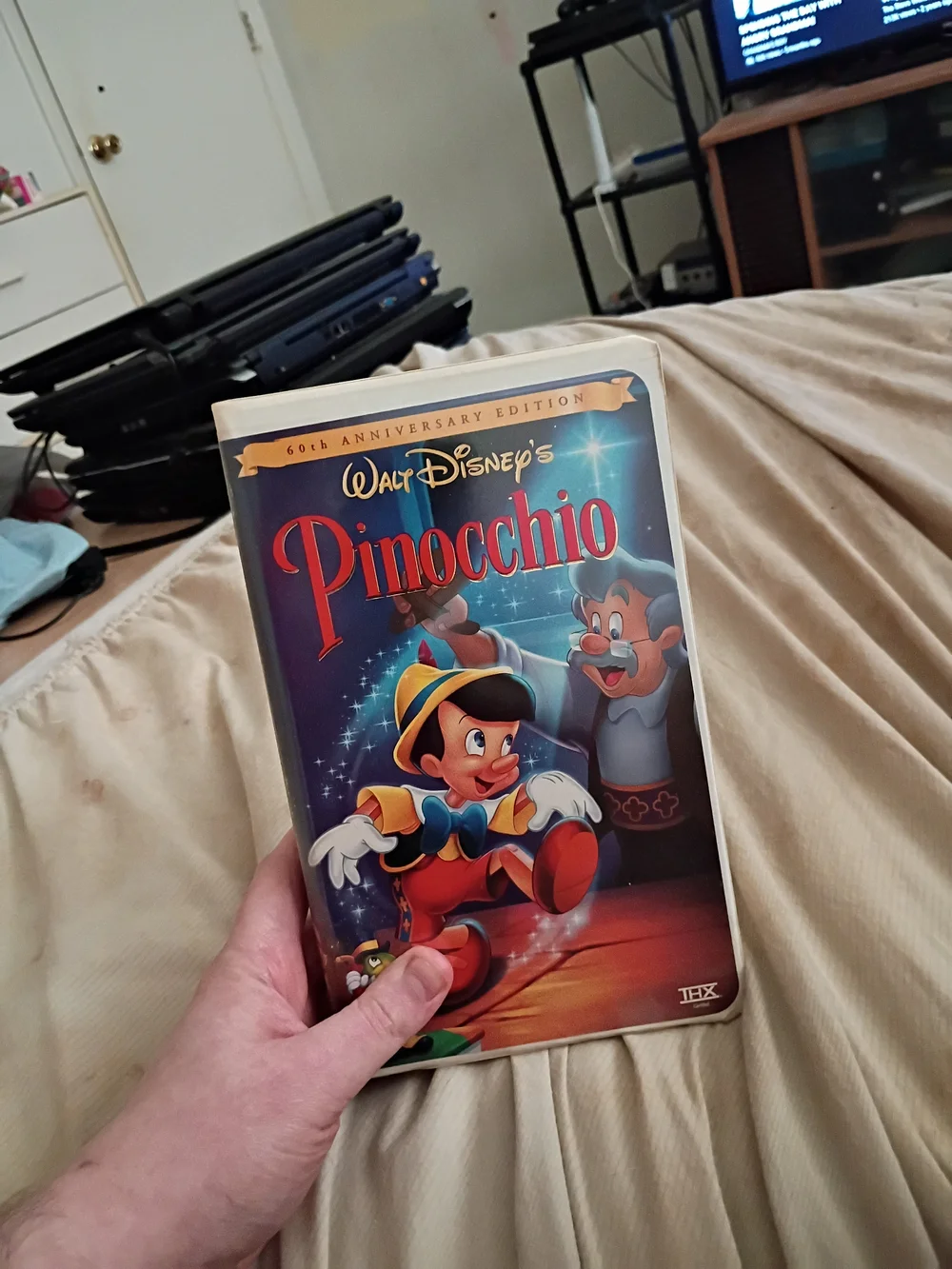 Disney Pinocchio VHS - Classic Blue Cover